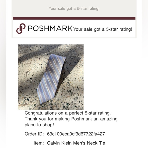 Calvin Klein Men’s Neck Tie - Picture 5 of 5